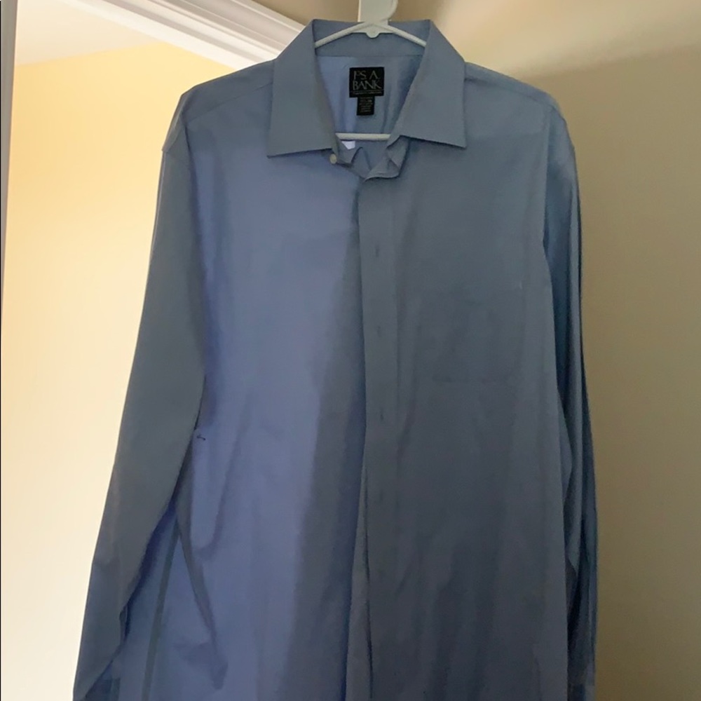 Jos A Bank bottom shirt cuff